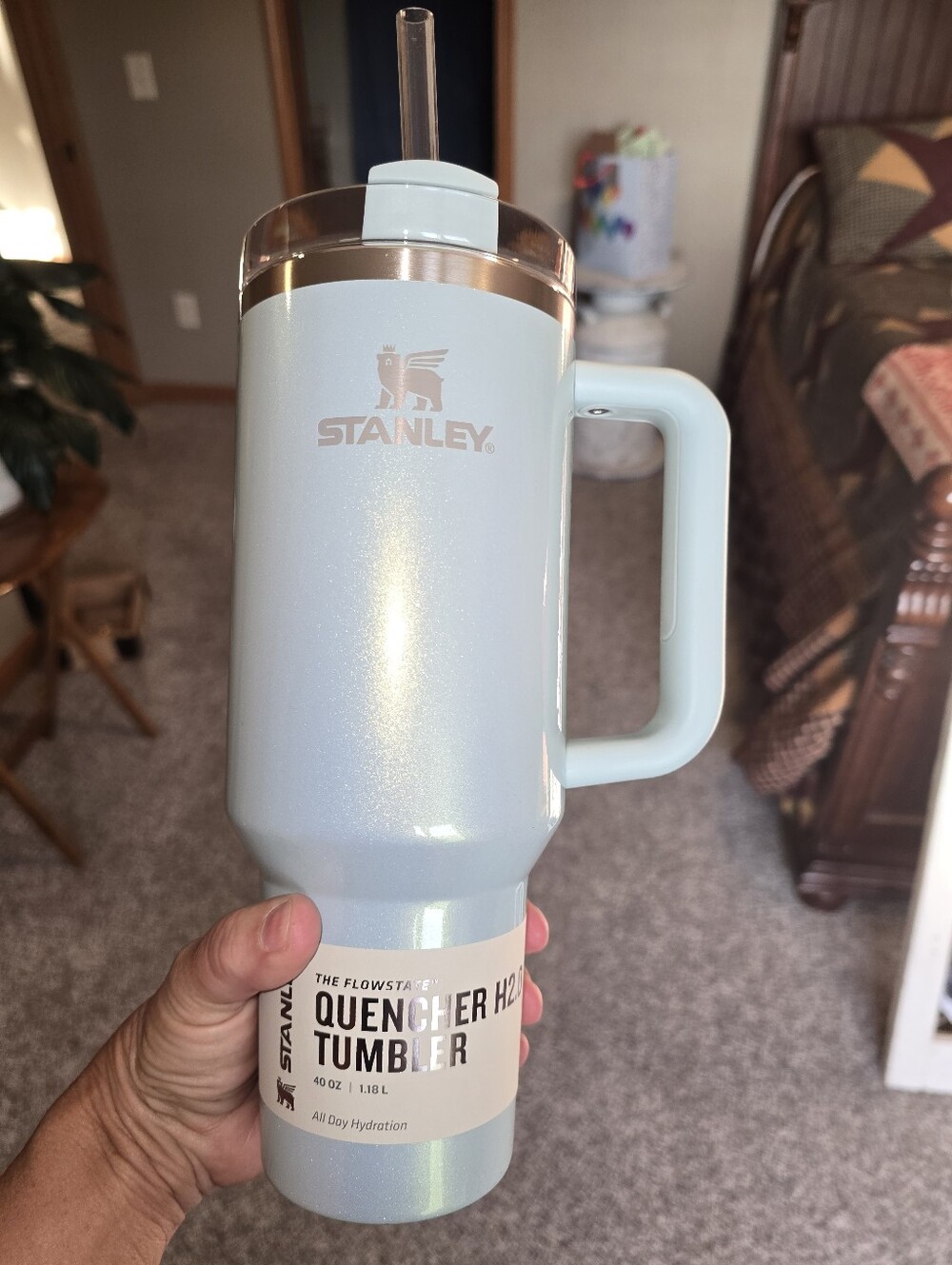 Stanley 40 Oz Blueberry Milk New Quencher